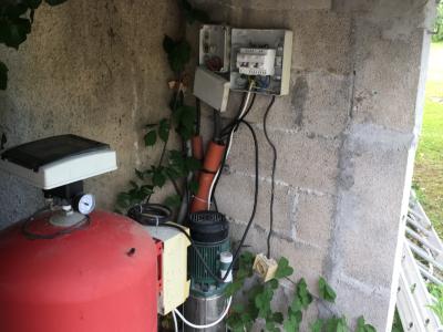 Installation commande radio éclairage jardin 