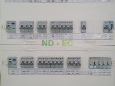 Finition du tableau électrique