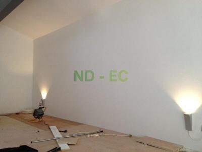 Pose des éclairages LED pour la mezzanine