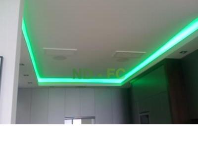Vu du bandeau avec la couleur verte