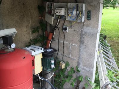 Installation commande radio éclairage jardin 