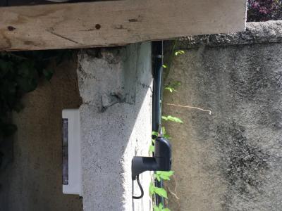 Installation commande radio éclairage jardin 