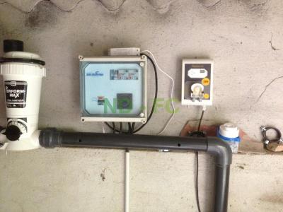 Raccordement des éléments électrique et préparation pour la sonde PH 
