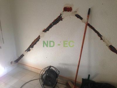 Encastrement des gaines