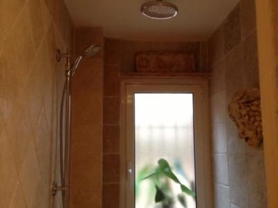 Pose d'une pomme de douche encastrée Grohe